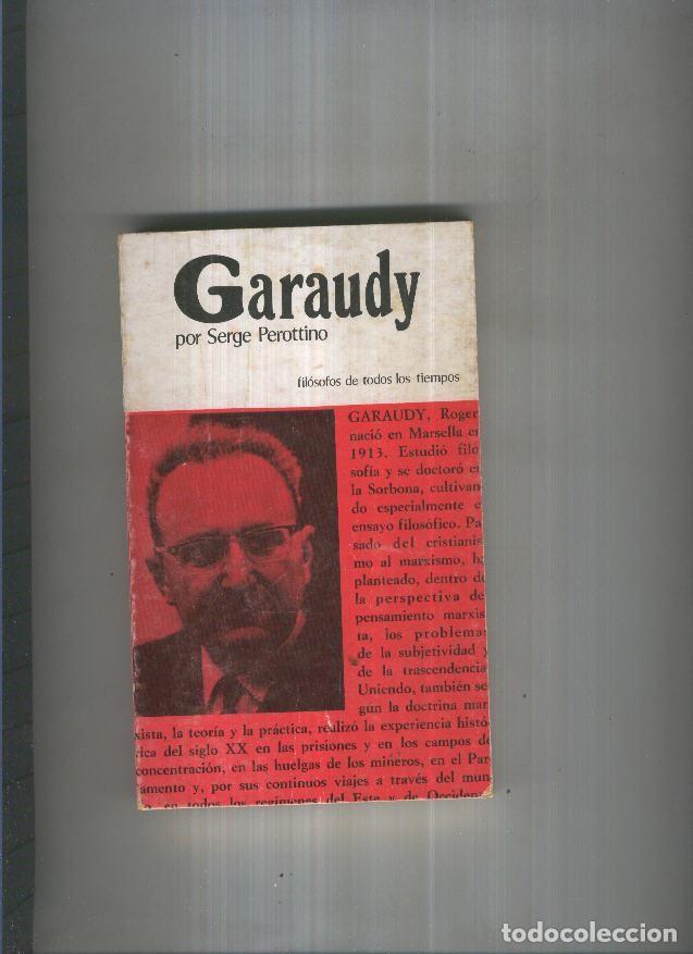 Livros em segunda m&atilde;o: Garaudy y el marxismo del siglo XX - Serge Perottino