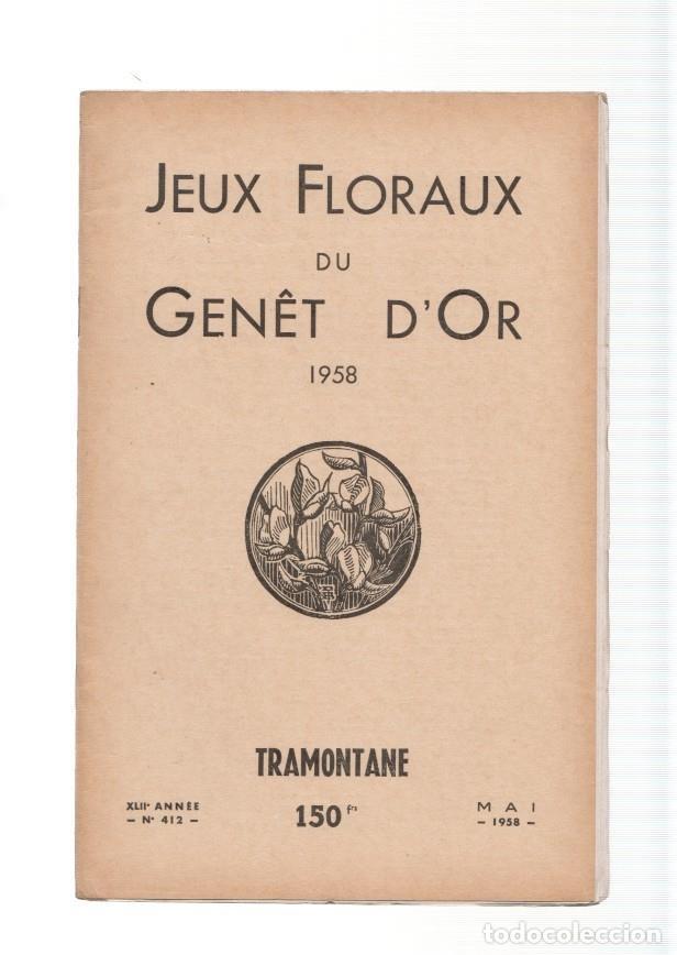 Livros em segunda m&atilde;o: Tramontane numero 412: Jeux florals du genet d or 1958 - varios