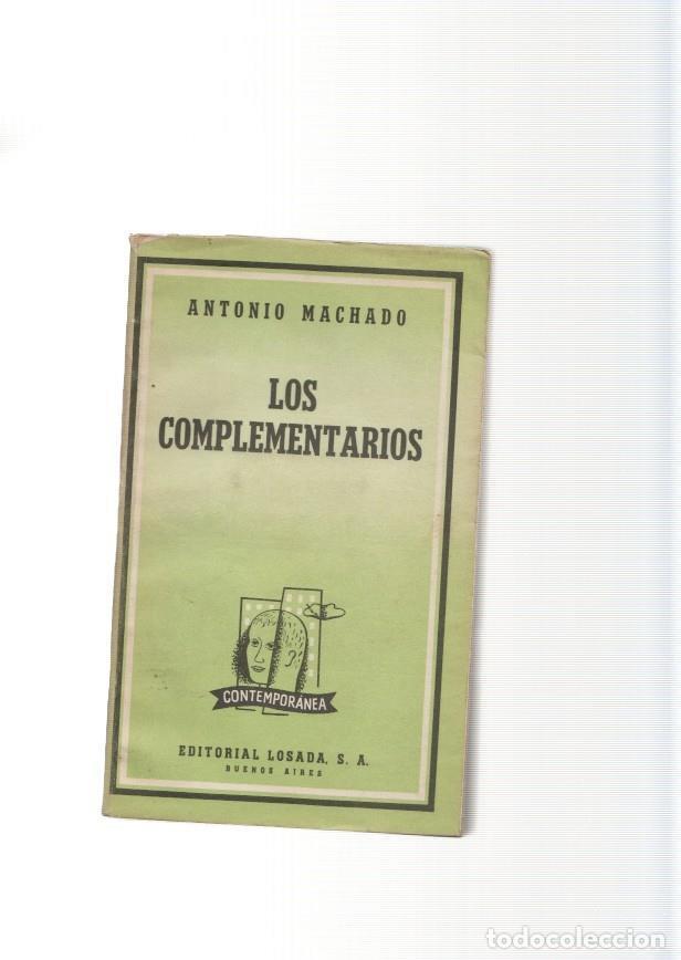 Libros: Los complementarios - Antonio Machado - Foto 1