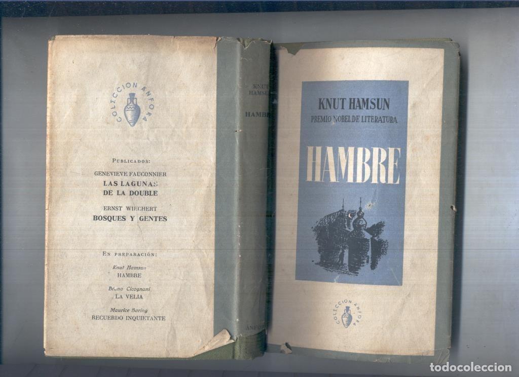 Libros: Anfora: Hambre - Knut Hamsun - Foto 1