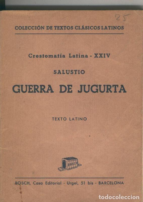 Libros: Textos Clasicos Latinos: Guerra de Jugurta - Salustio - Foto 1
