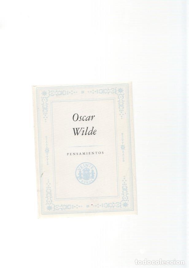 Libros: Pensamientos de Oscar Wilde - Oscar Wilde - Foto 1