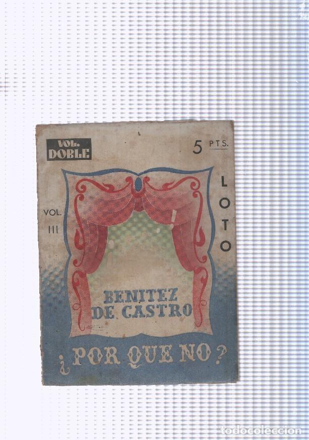 Libros: Por que no - Cecilio Benitez de Castro - Foto 1