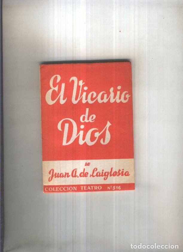 Libri di seconda mano: Teatro numero 516: El vicario de Dios - Juan Antonio de la Iglesia