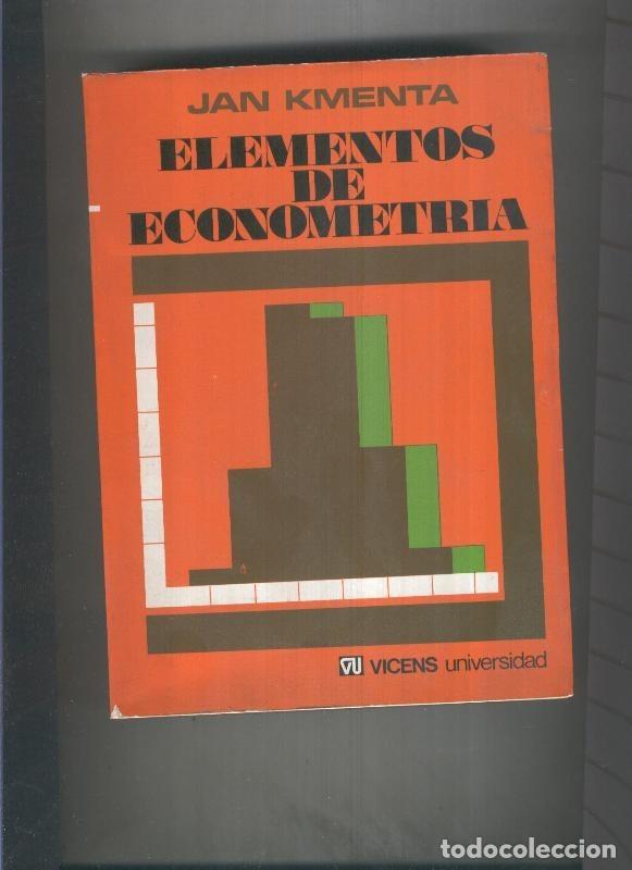 Libri di seconda mano: Elementos de econometria - Jan Kmenta