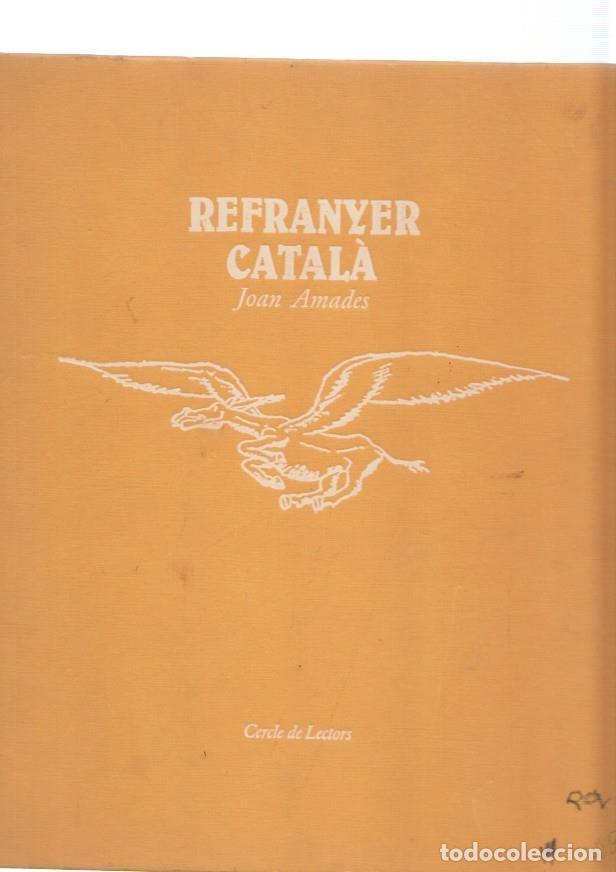 B&uuml;cher: Refranyer catala - Joan Amades