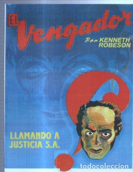 Libros: FACSIMIL: El Vengador: Llamando a Justicia S.A. - Kenneth Robeson