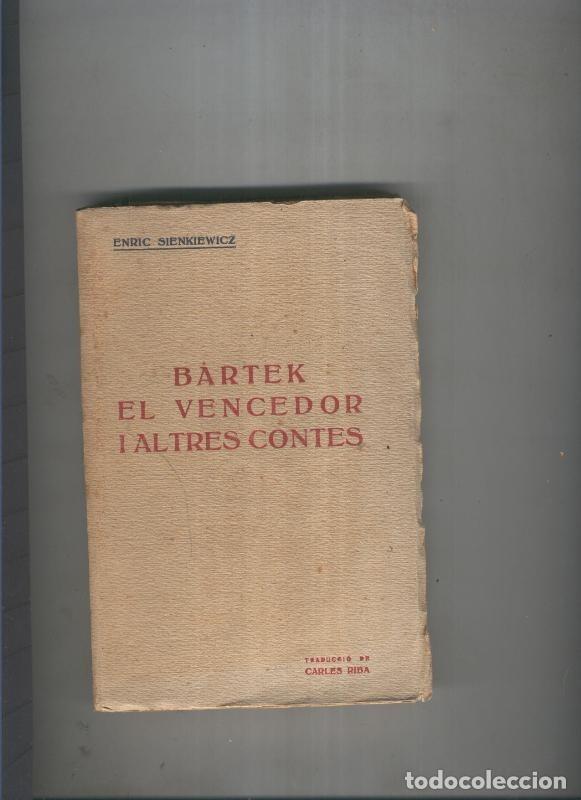 Libri di seconda mano: Bartek el vencedor i altres contes - Enric Sienkiewicz