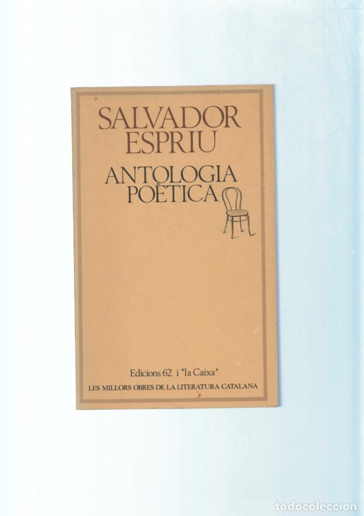 B&uuml;cher: Antologia Poetica de Salvador Espriu - Salvador Espriu
