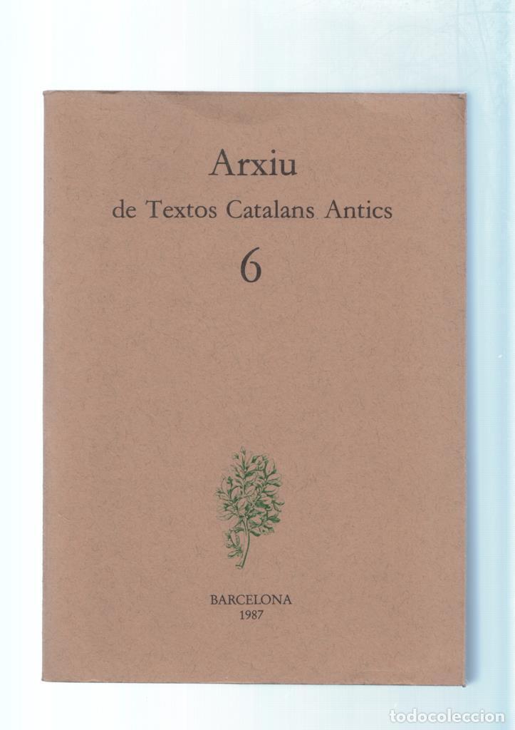 Libros: Arxiu de Textos Catalans Antics numero 06 - varios - Foto 1