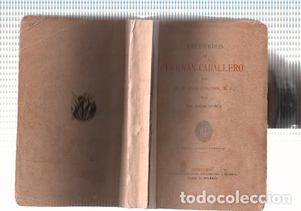 Libri di seconda mano: Recuerdos de Fernan Caballero - Padre Luis Coloma