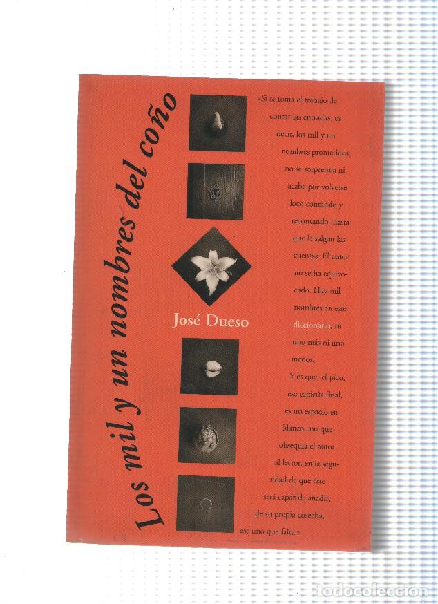 Libros: Los mil y un nombres del co&ntilde;o - Jose Dueso