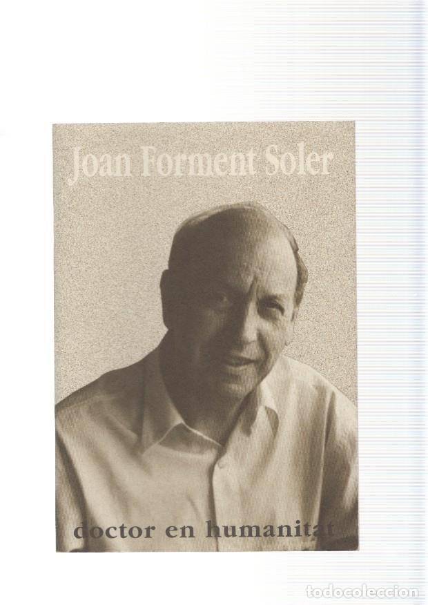 Libros: Joan Forment Soler, doctor en humanitat - varios - Foto 1