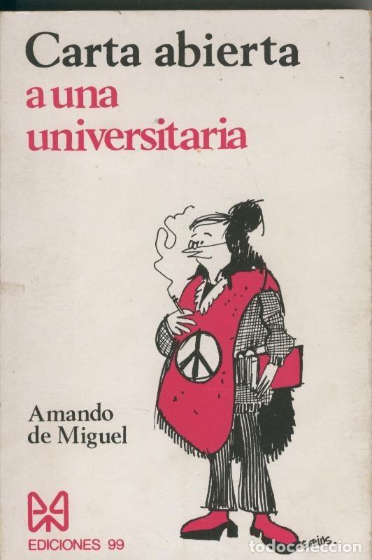 Libri di seconda mano: Carta abierta a una universitaria - Armando de Miguel