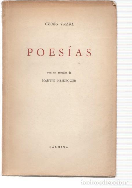 Libros: Poesias de Georg Trakl - Georg Trakl - Foto 1