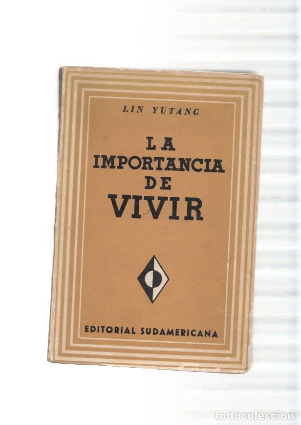 Libros: La importancia de vivir - Lin Yutang - Foto 1