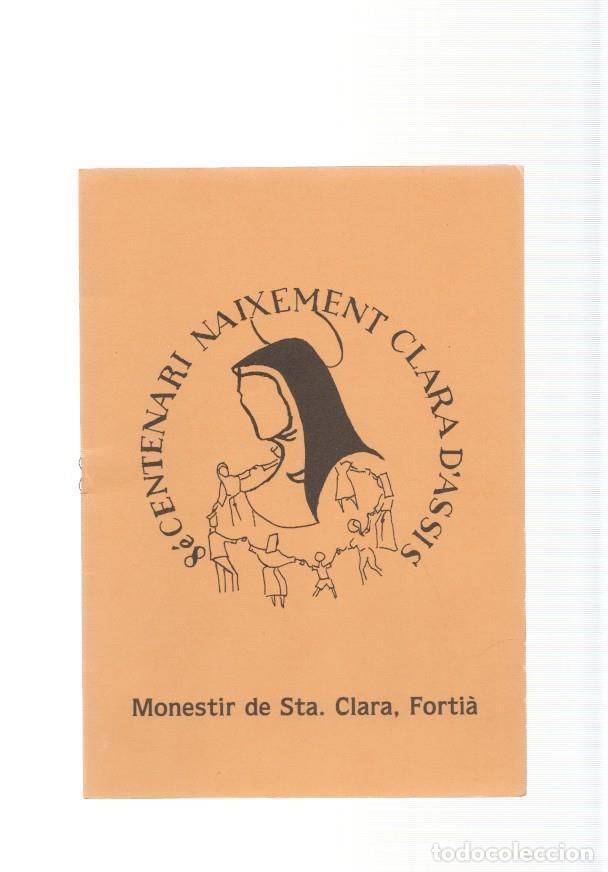 Libros: 8 e centenari naixement Clara D Assis ( 1193-1993 ) - varios - Foto 1