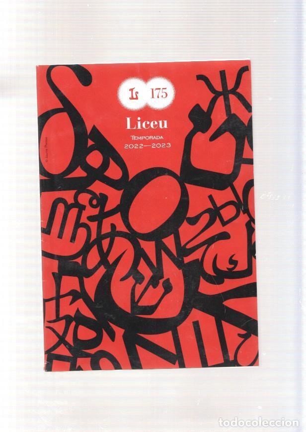 Libros: Liceu Temporada 2022-2023 - varios - Foto 1