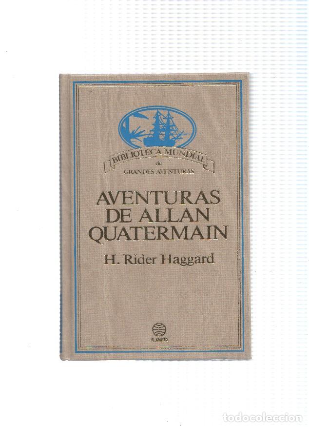 books: Biblioteca Mundial de Grandes Aventuras: Aventuras de Allan Quatermain - Henry Rider Haggard