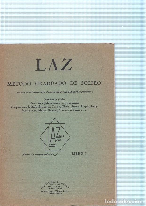 Libros: LAZ Metodo graduado de solfeo. Libro I - varios - Foto 1