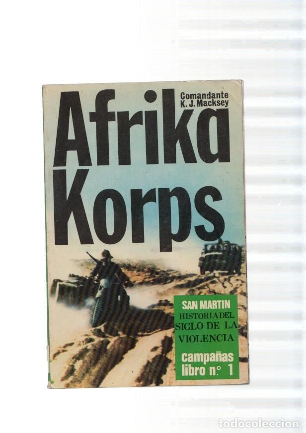Libros: San Martin campa&ntilde;as libro numero 01: Afrika Korps - Comandante K.J. Macksey
