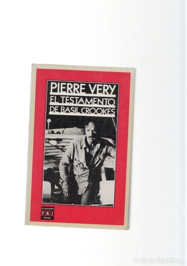 Libros: El testamento de Basil Crookes - Pierre Very - Foto 1