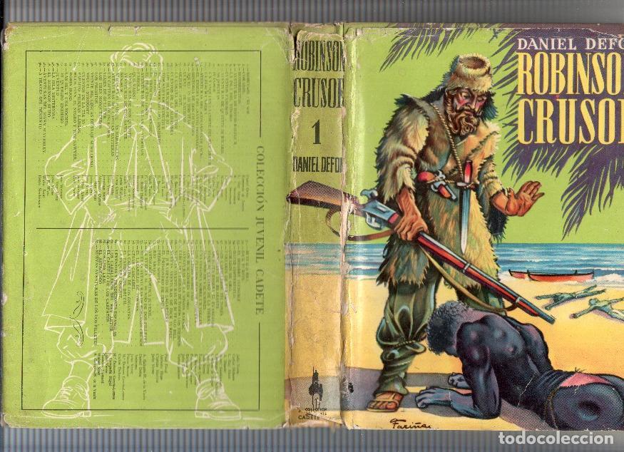 Libros: Juvenil Cadete numero 1: Robinson Crusoe - Daniel Defoe - Foto 1