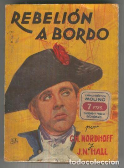 Livros em segunda m&atilde;o: Famosas Novelas numero 014: Rebelion a bordo - CH.Nordhoff y J.N.Hall