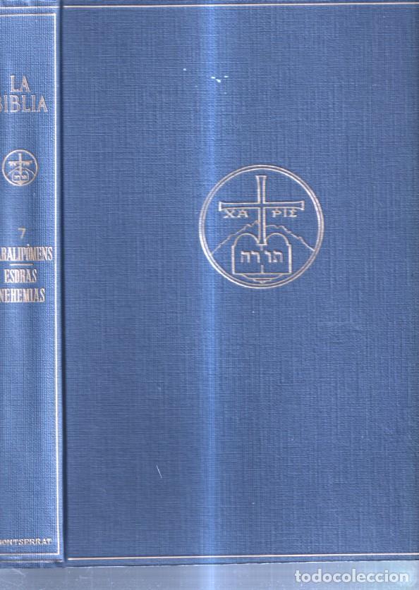 Libros: La biblia vol VII: I y II dels paralipomens Esdras-Nehemias - Dom Bonaventura Ubach
