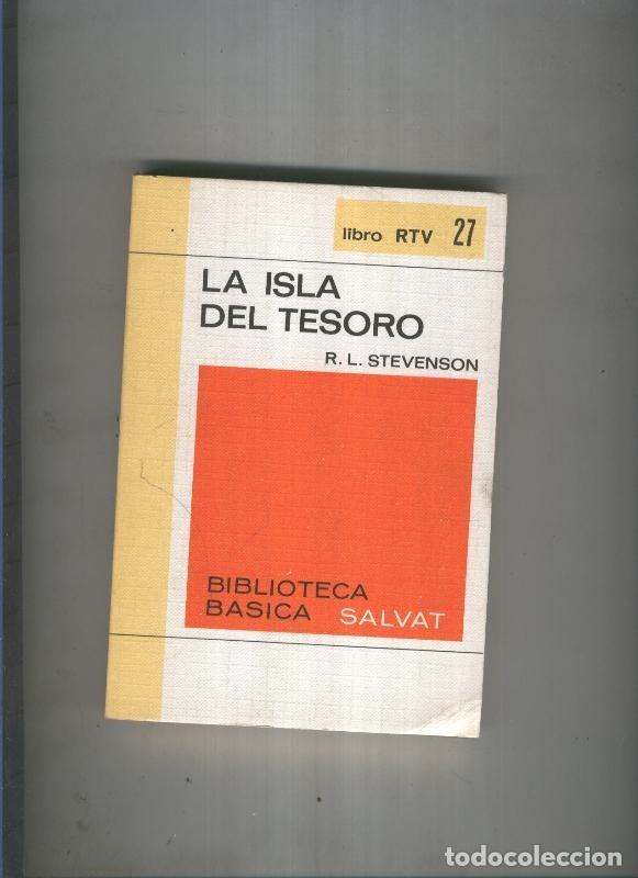 books: Biblioteca Basica Salvat libro RTV numero 027: La isla del tesoro (numerado 1 en interior cubierta)