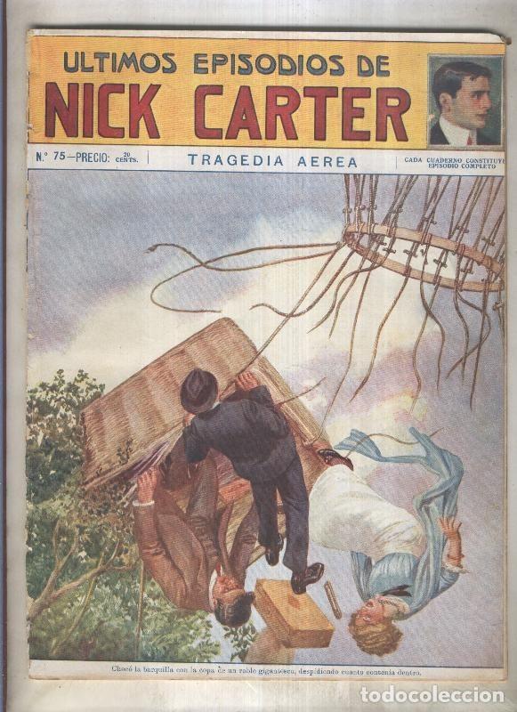 Libros: Ultimos episodios de Nick Carter numero 075: Tragedia aerea - varios - Foto 1