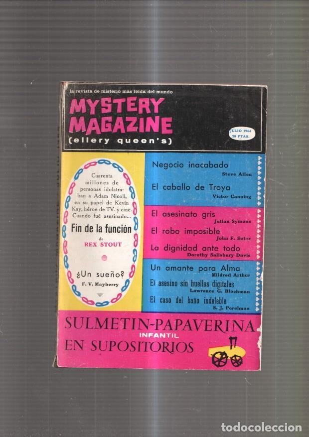 Livros em segunda m&atilde;o: Mystery Magazine ( ellery Queen s ) julio 1964: Negocio inacabado- El caballo de - Varios