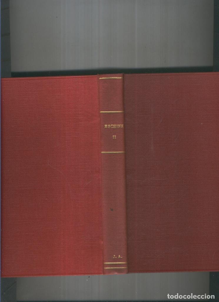 Libri di seconda mano: Eschine tomo II - varios