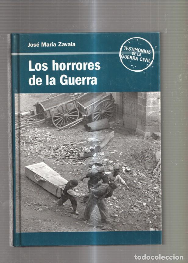 Libros: Los horrores de la guerra - Jose Maria Zavala