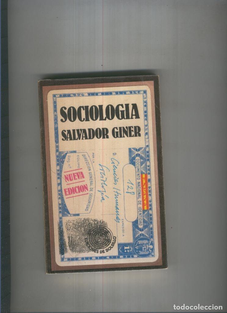 Libri di seconda mano: Sociologia - Salvador Giner