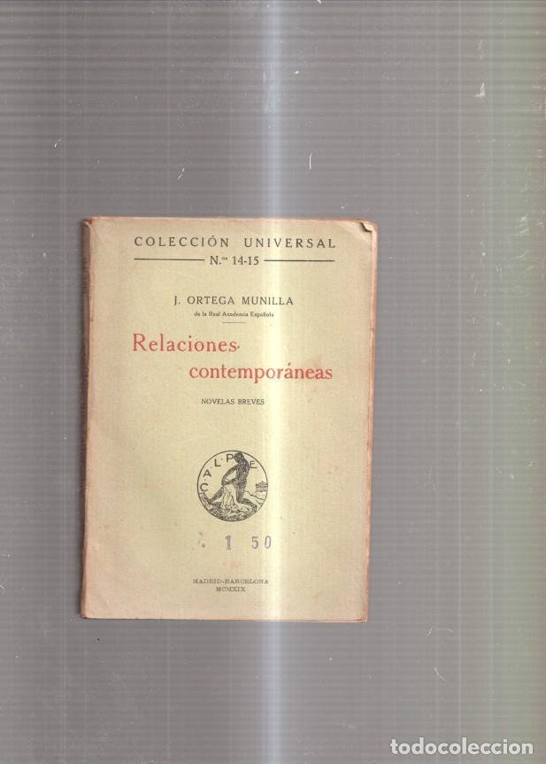 Libros: Relaciones contemporaneas - J. Ortega Munilla - Foto 1