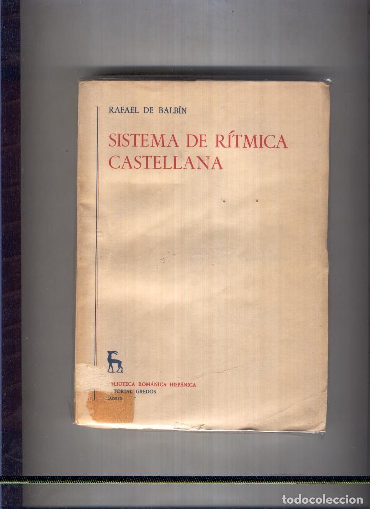 B&uuml;cher: Sistema de ritmica Castellana (edicion 1962) - Rafael de Balbin