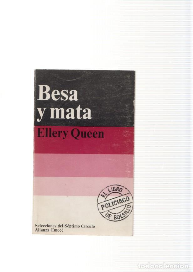 Livros em segunda m&atilde;o: Besa y mata - Ellery Queen