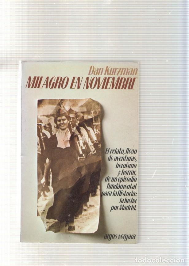 Libros: Milagro en noviembre - Dan Kurzman