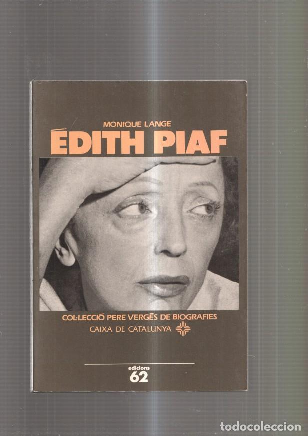 Livros em segunda m&atilde;o: Edith Piaf - Monique Lange