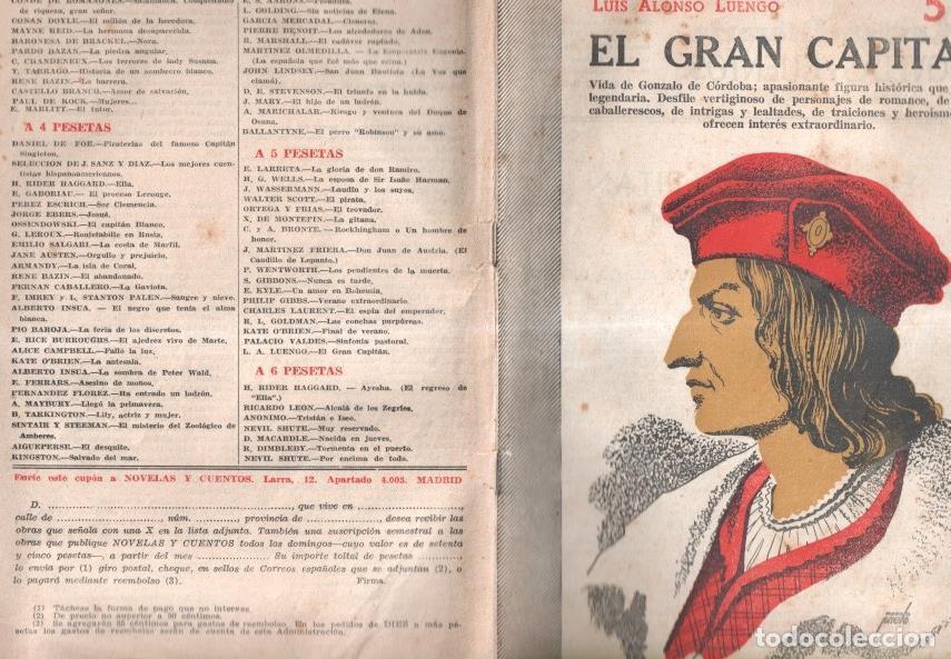 Libros: El gran capitan - Luis Alonso Luengo - Foto 1