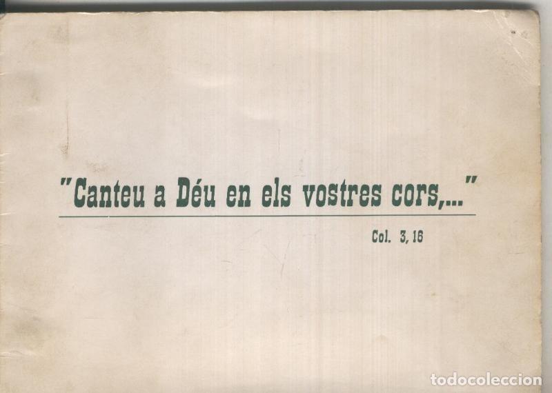 Libri di seconda mano: Canteu a Deu en els vostres cors - Varios