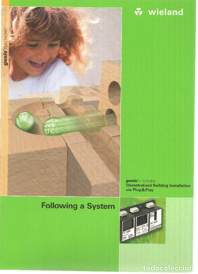 Libros: Catalogo: WIELAND: GESIS ELECTRONIC, Decentralized Building Installation via Plug and Play - WIELAND