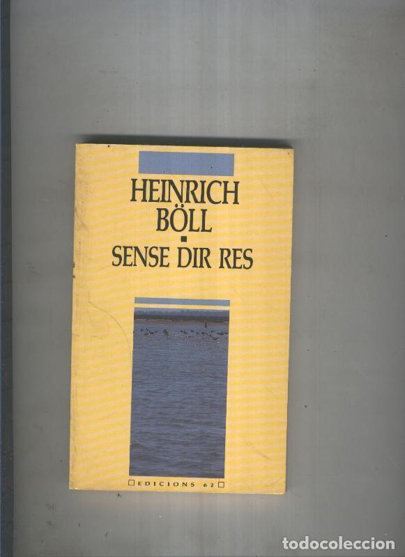 Libros: Sense dir res - Heinrich Boll - Foto 1