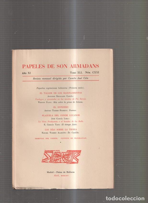 Libros: Papeles de Son Armadans tomo 41 numero 121 - varios - Foto 1