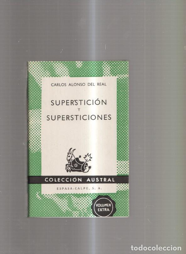 Libros: Supersticion y supersticiones - Carlos Alonso del Real - Foto 1