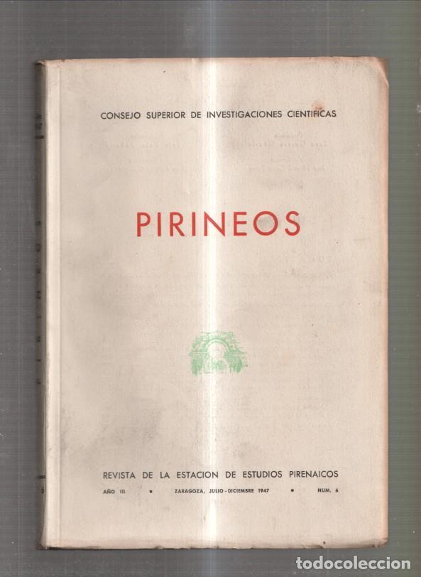 Libri di seconda mano: Pirineos numero 6 Revista del Instituto de Estudios Pirenaicos - varios
