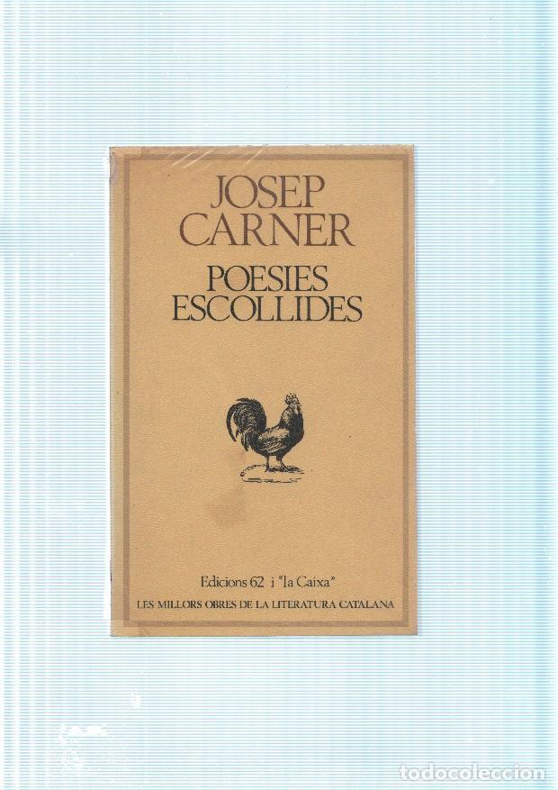 books: Poesies escollides de Josep Carner - Josep Carner