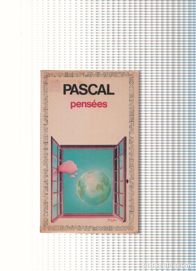 books: Pensees - PascalGarnier Flammarion