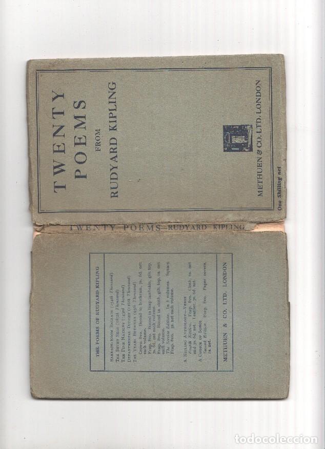 Libros: Twenty poems (lomo estropeado) - Rudyard Kipling - Foto 1